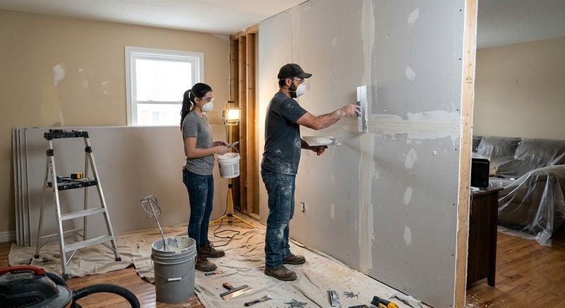 Bathroom Drywalling in Overland Park, KS