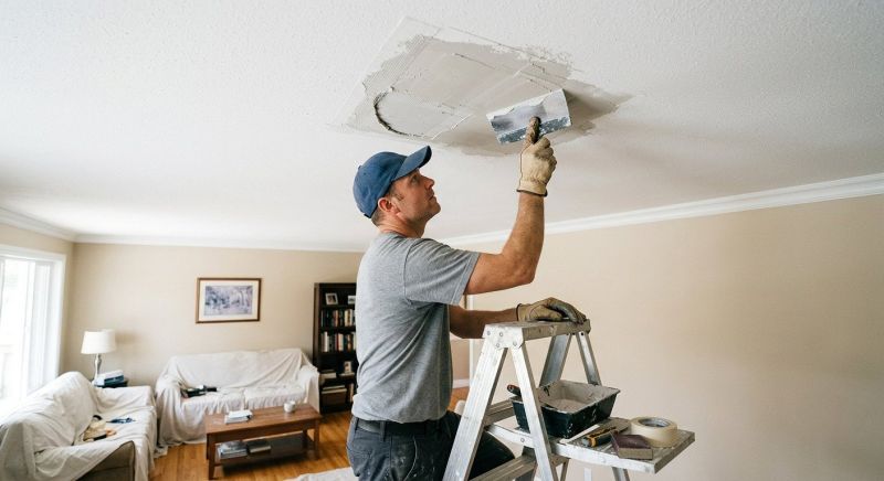 Ceiling Drywall Repair in Kansas City, KS