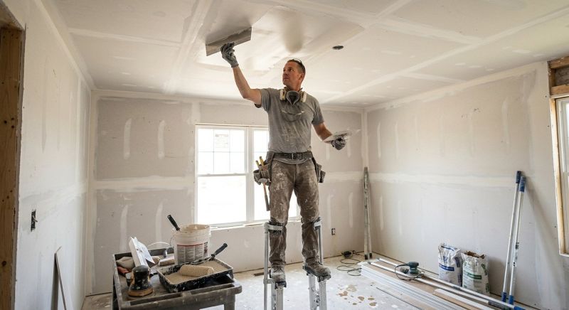 Ceiling Drywall Replacement in Denver County, CO